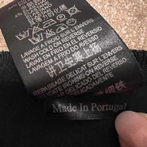 Cop Copine Sleeveless Bodycon Dress Black White Red Trim Animal Print – Size S - Picture 7 of 8